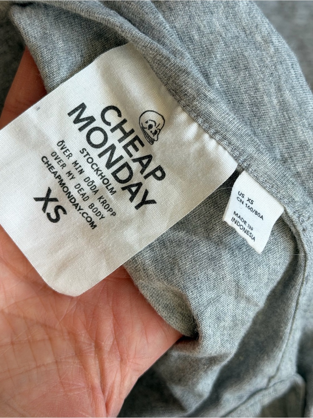 Cheap Monday Gray romper - Picture 4 of 4